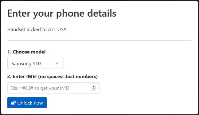 directunlock samsung unlock