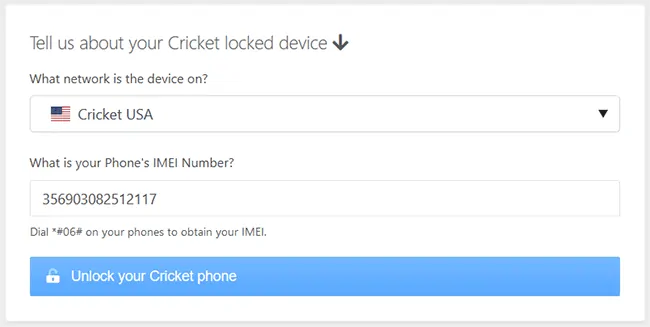order cricket phone unlock