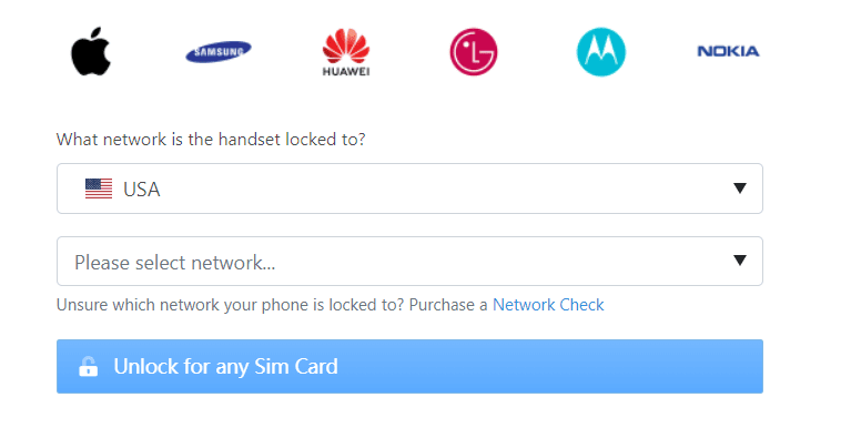 directunlocks unlock phone