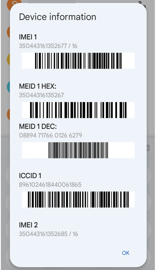 android device information