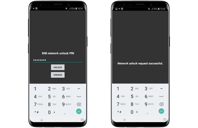 sim unlock pin enter