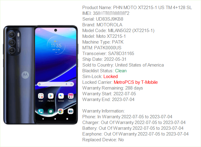 metropcs imei check