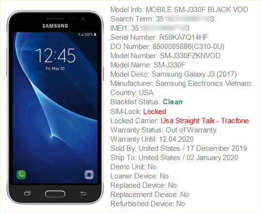 vodafone imei check