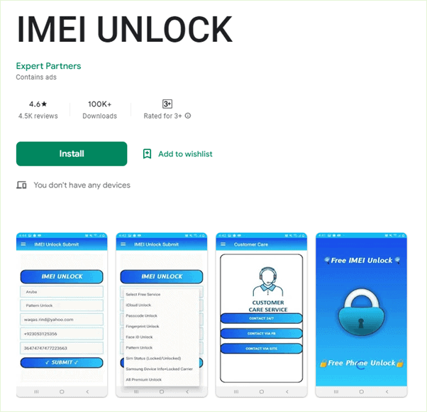 imei unlock software for pc