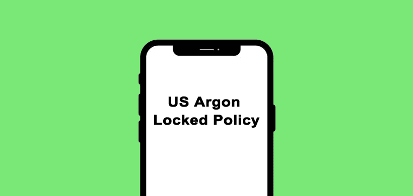 What is the “US Argon Locked Policy”? How to Unlock?